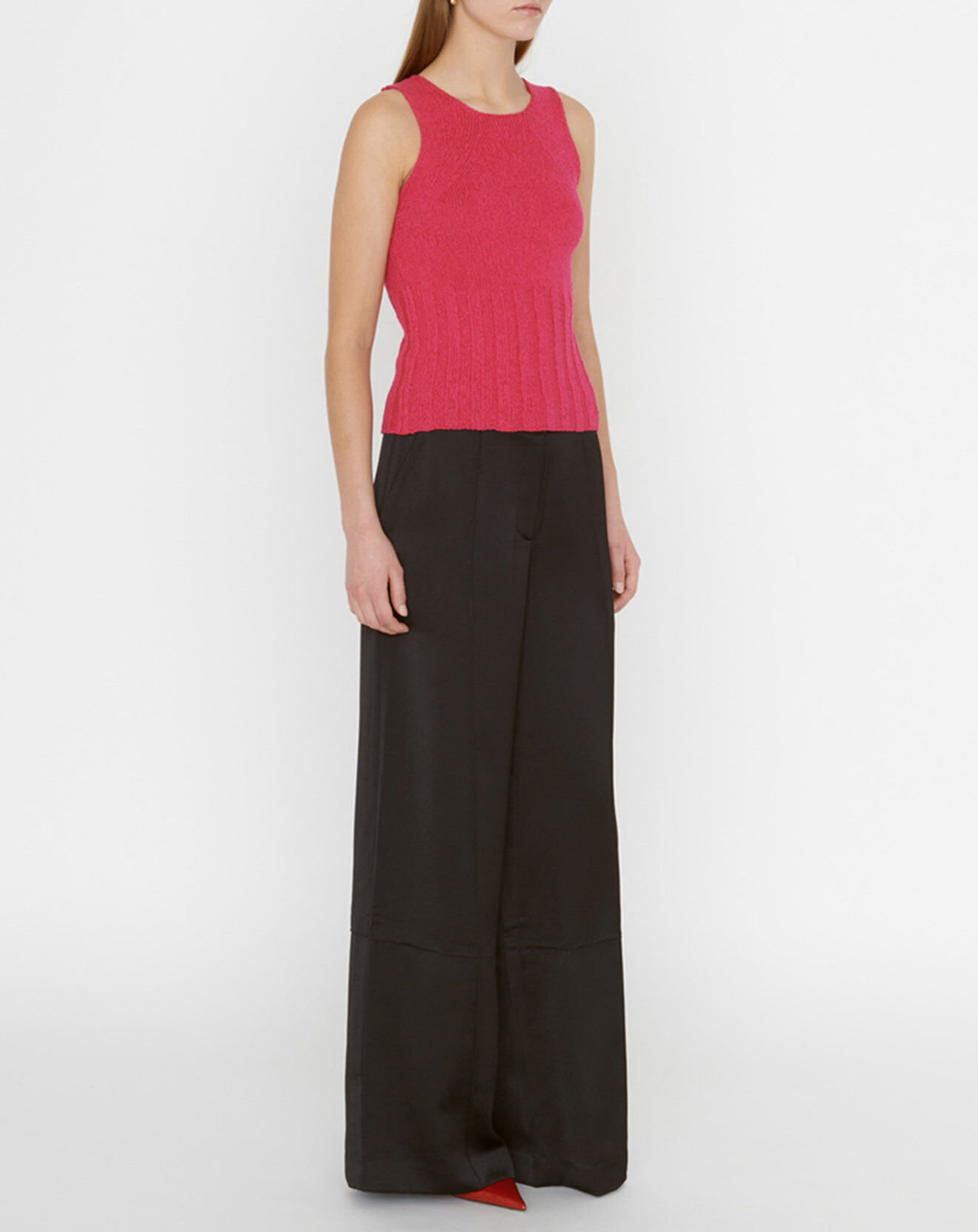 Zapa Top en maille Neith fuchsia