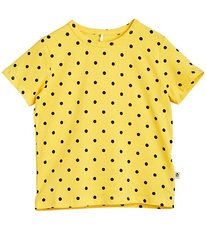 Mini Rodini T-Shirt - Polka Dot - Gelb