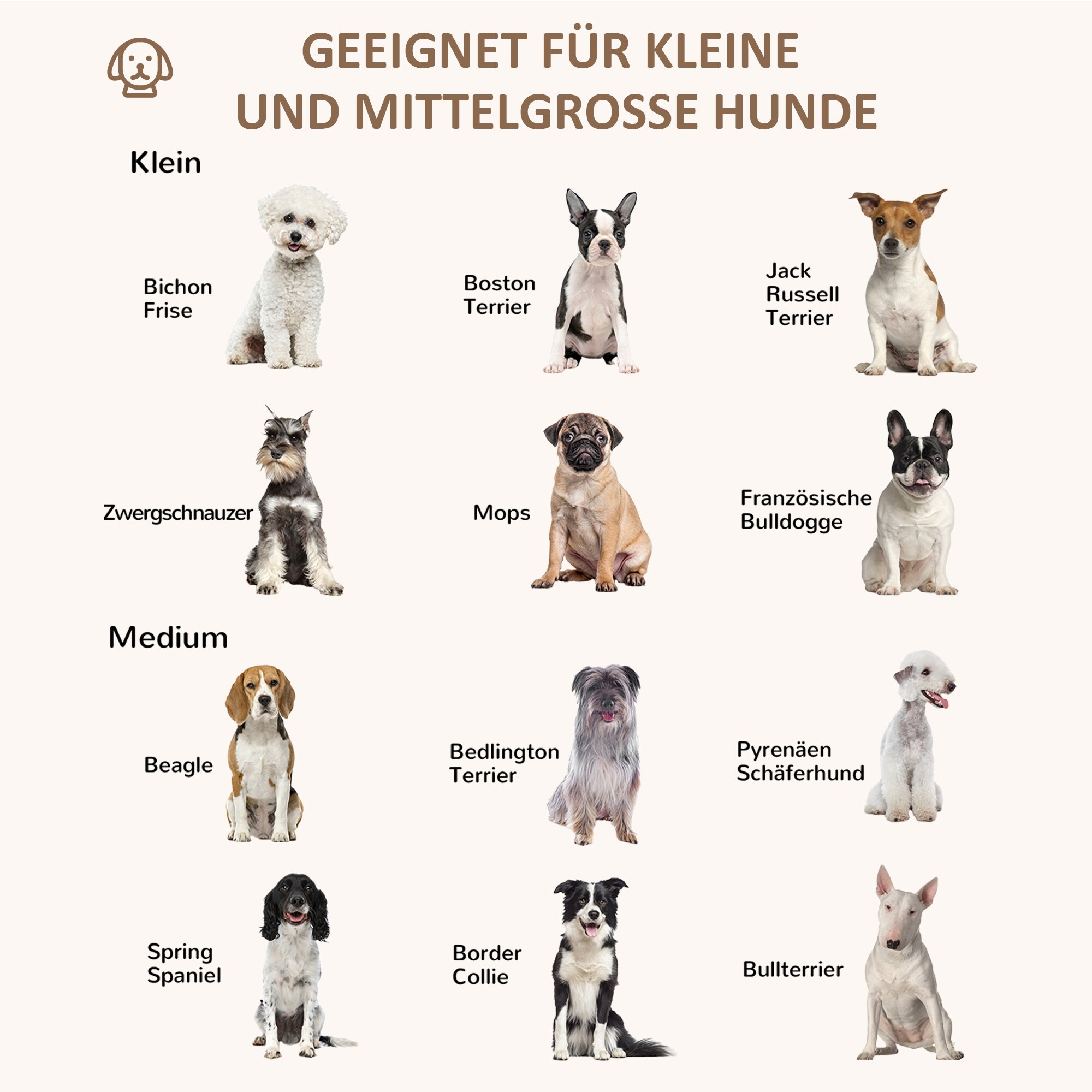 PawHut Hundebett mit abnehbarem Bezug grau 60L x 55B x 20H cm