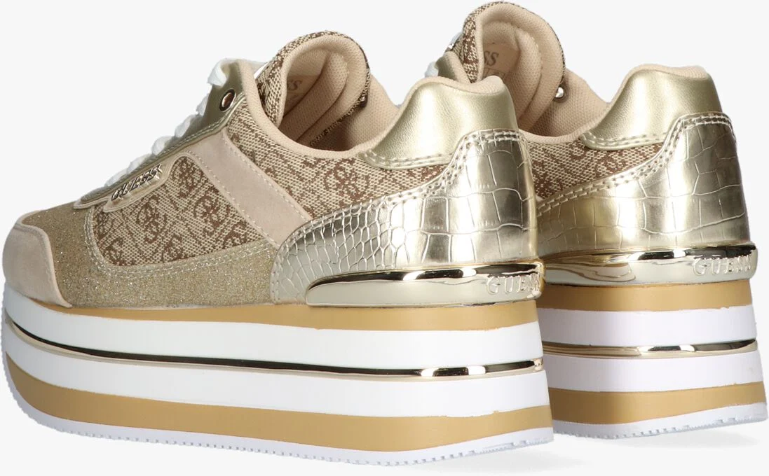 GUESS gouden guess lage sneakers hansin