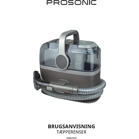 Prosonic tæpperenser 600 W - sort