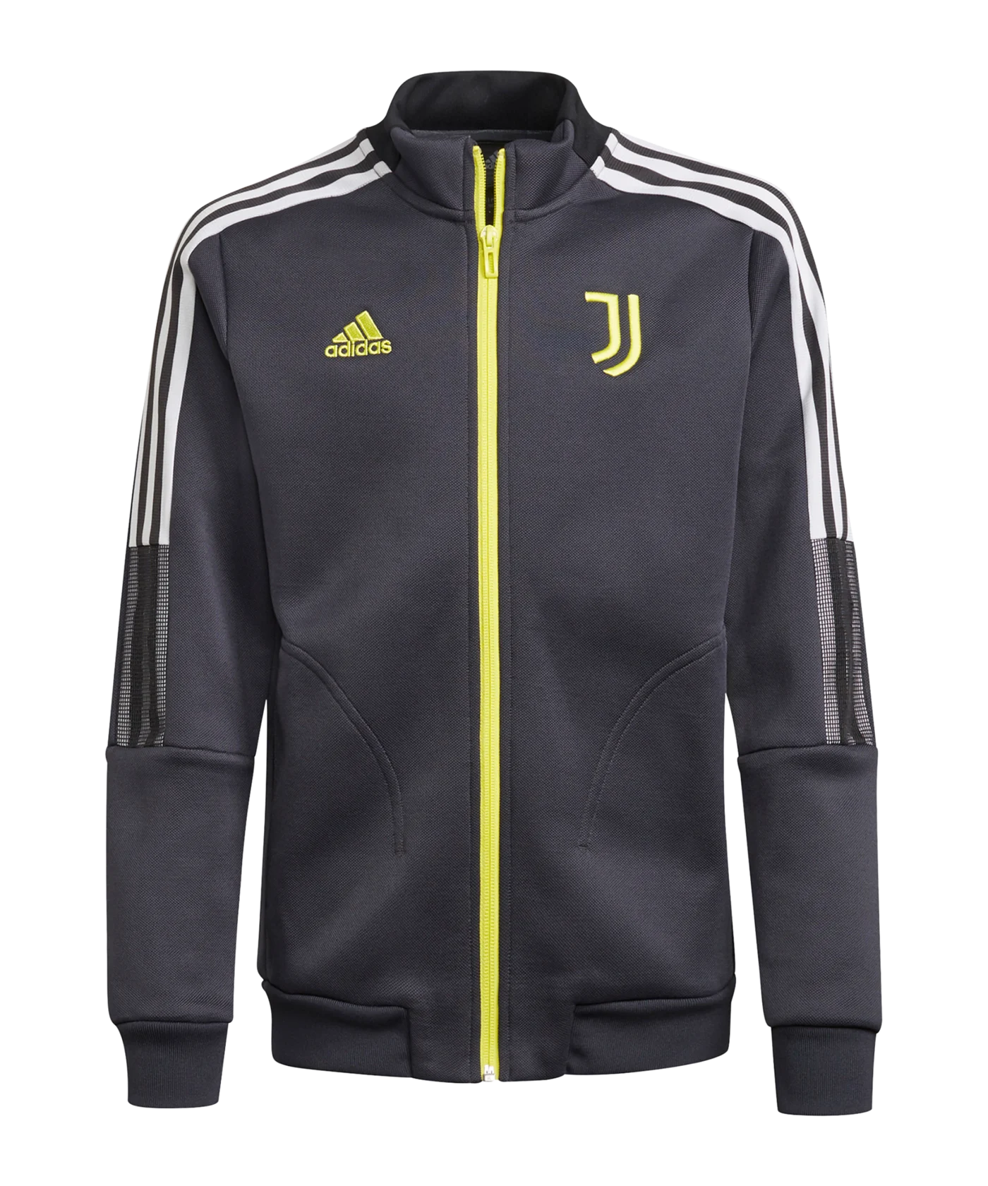 adidas Juventus Turin Präsentationsjacke Grau