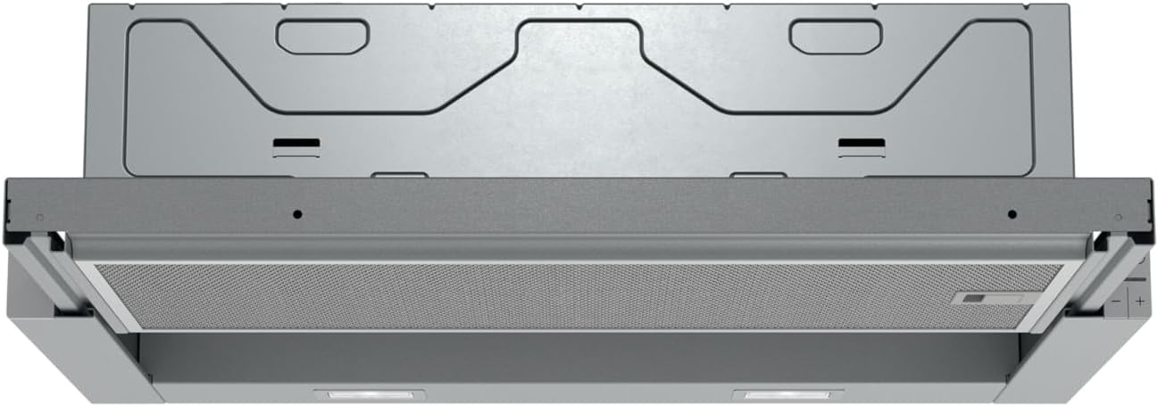 Siemens LI64LB531 iQ300 Flachschirmhaube, 60 cm, Made in Germany, LED-Beleuchtung, iQ Drive Motor, Silbermetallic
