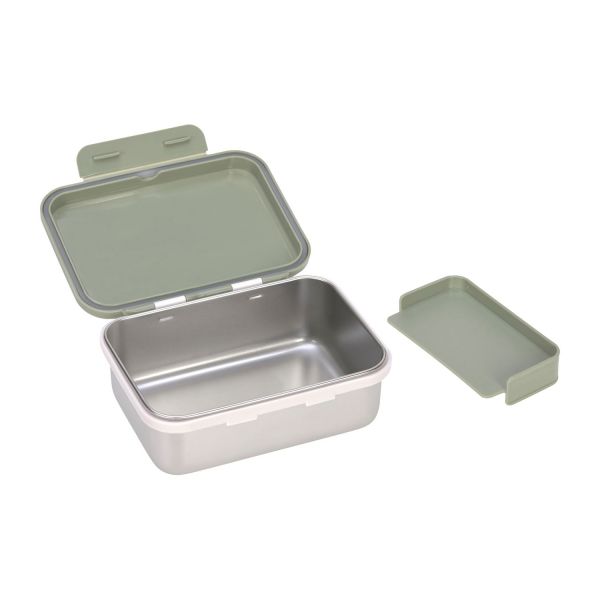 Laessig Happy Prints Lunchbox Caramel Roestvrijstaal