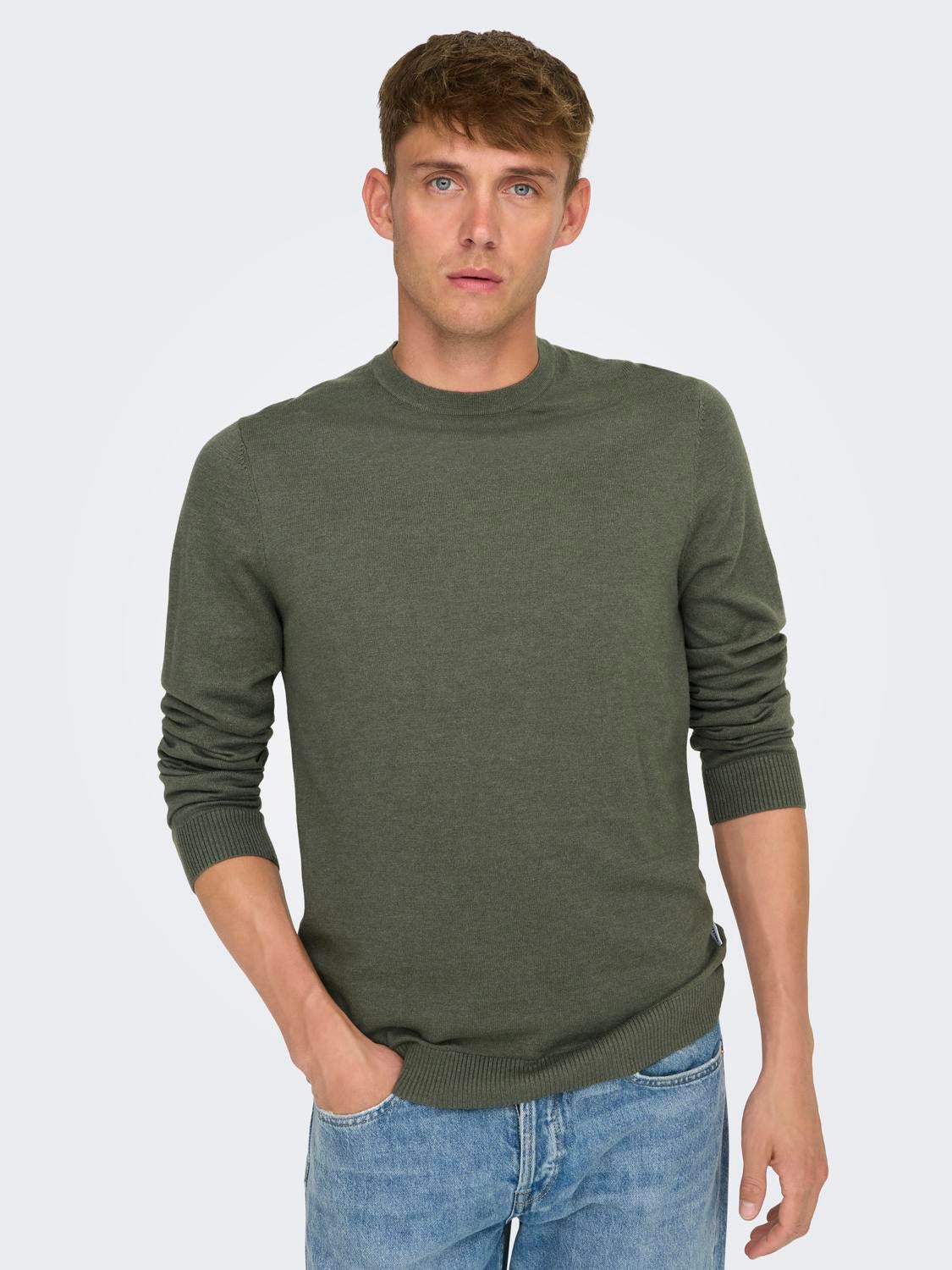 ONSLOUI Pullover Castor Gray