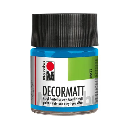 Marabu Decormatt Acryl, azurblau, 50 ml