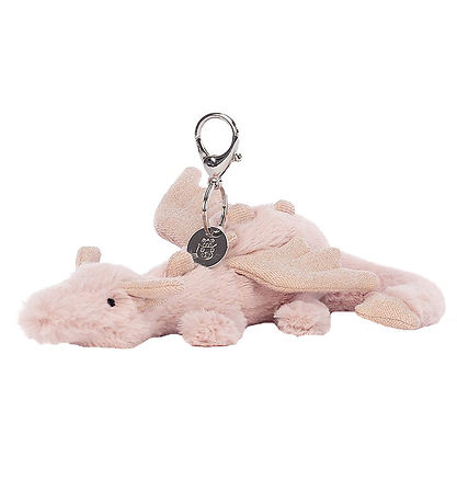 Jellycat N?glering - 22 cm - Rose Dragon