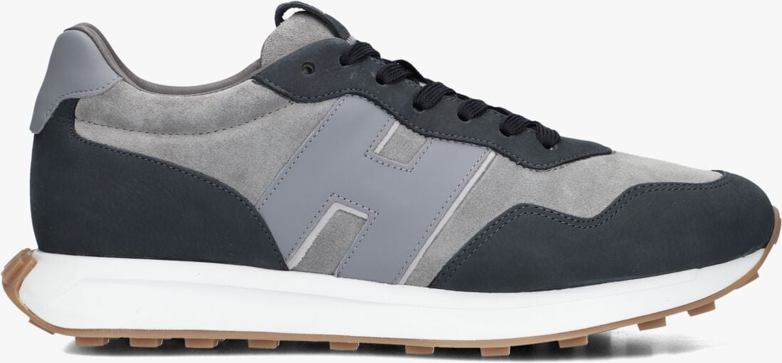 grijze hogan lage sneakers h601 allacciato