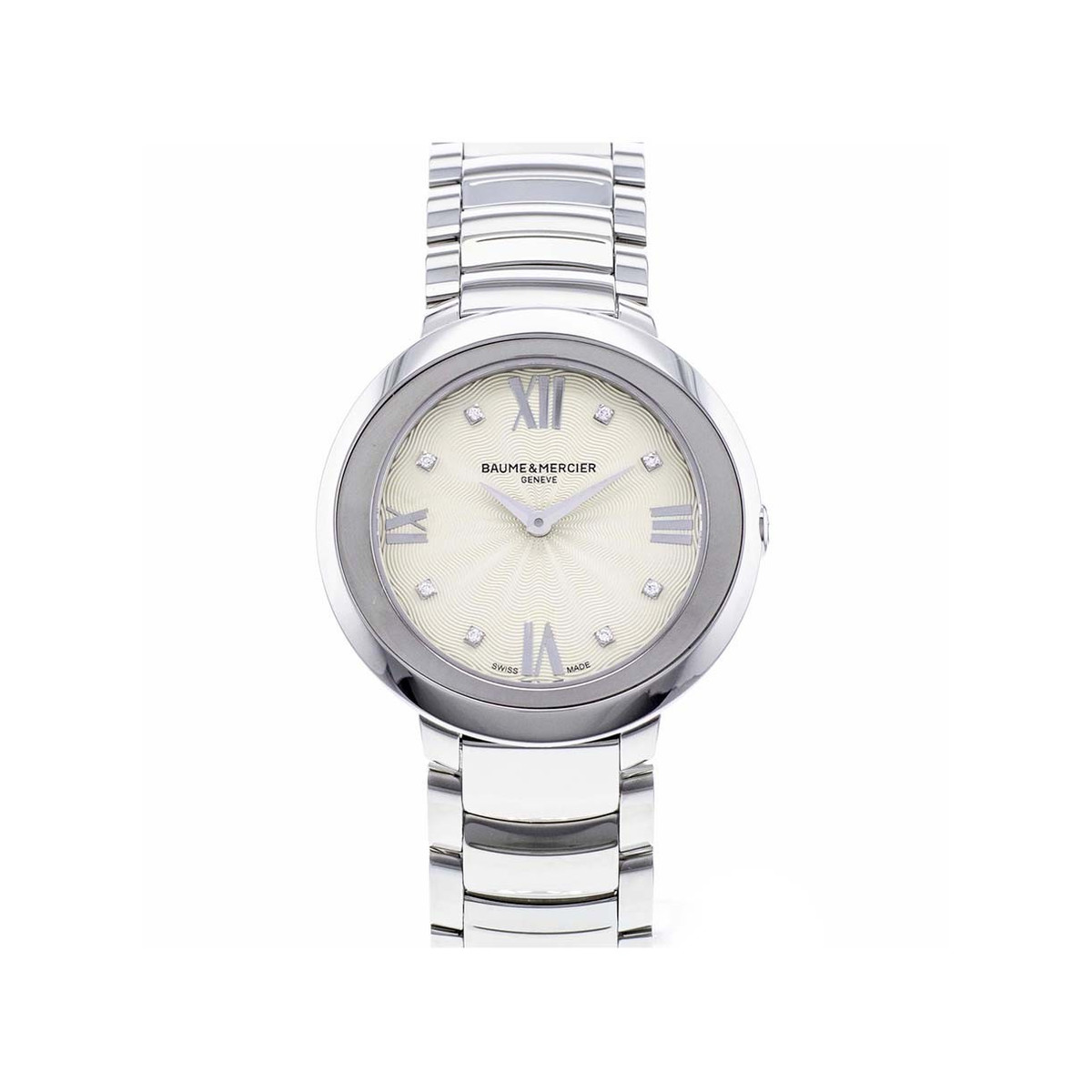Montre d'occasion Baume et Mercier Promesse femme acier