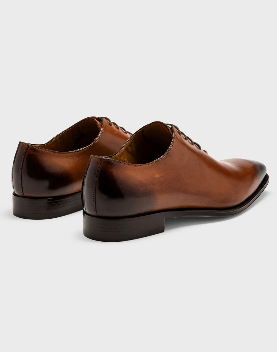 Richelieu cuir marron clair