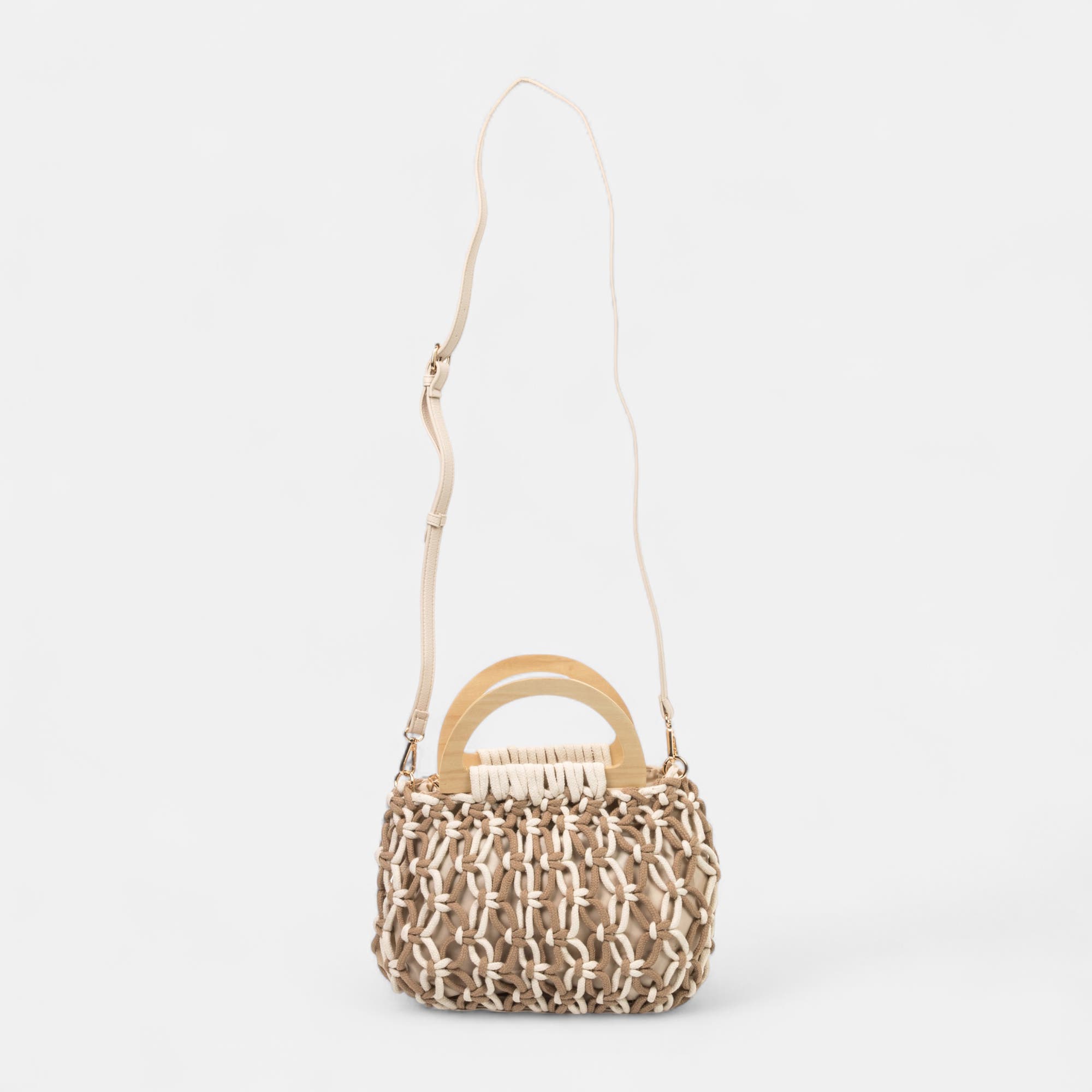 Sac à main beige