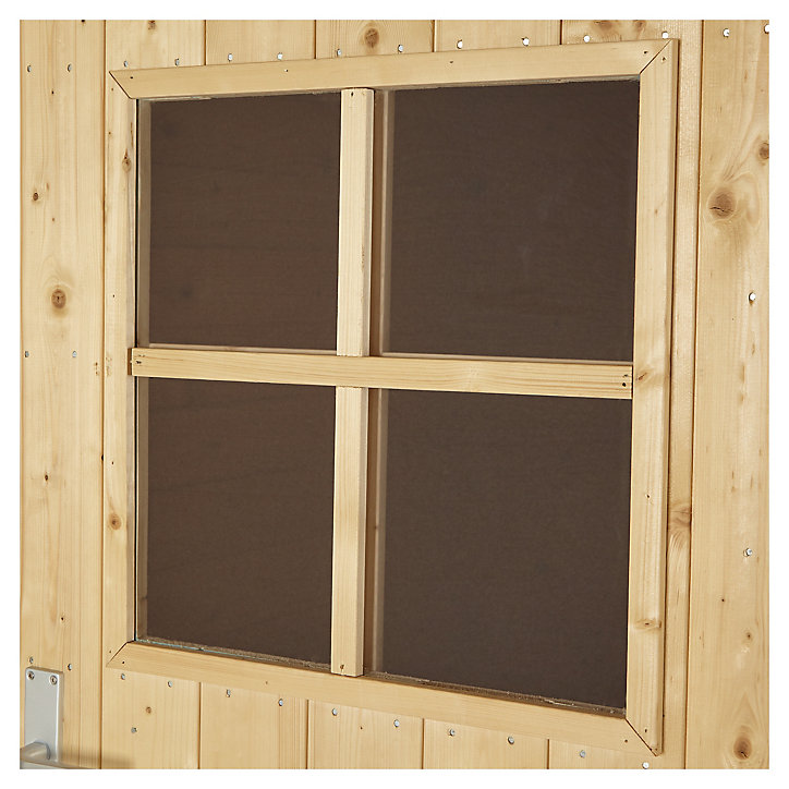 Abri de jardin GoodHome Mokau en bois coloris naturel ép.19 mm surface extérieure 3,46 m²