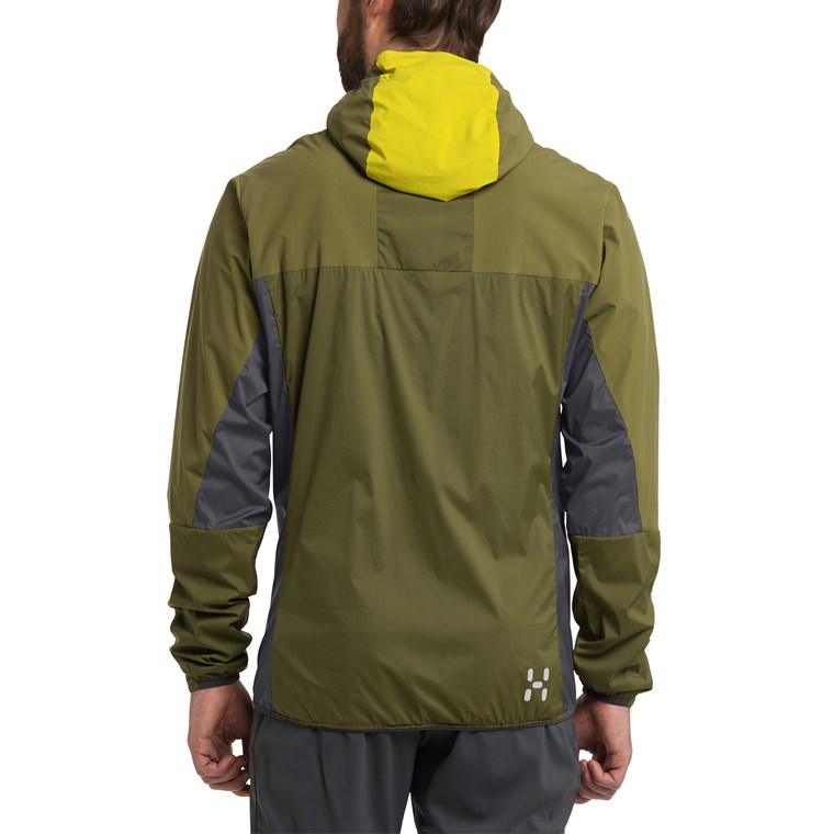 Haglöfs L.I.M Alpha Hood Men Aurora/Olive Green