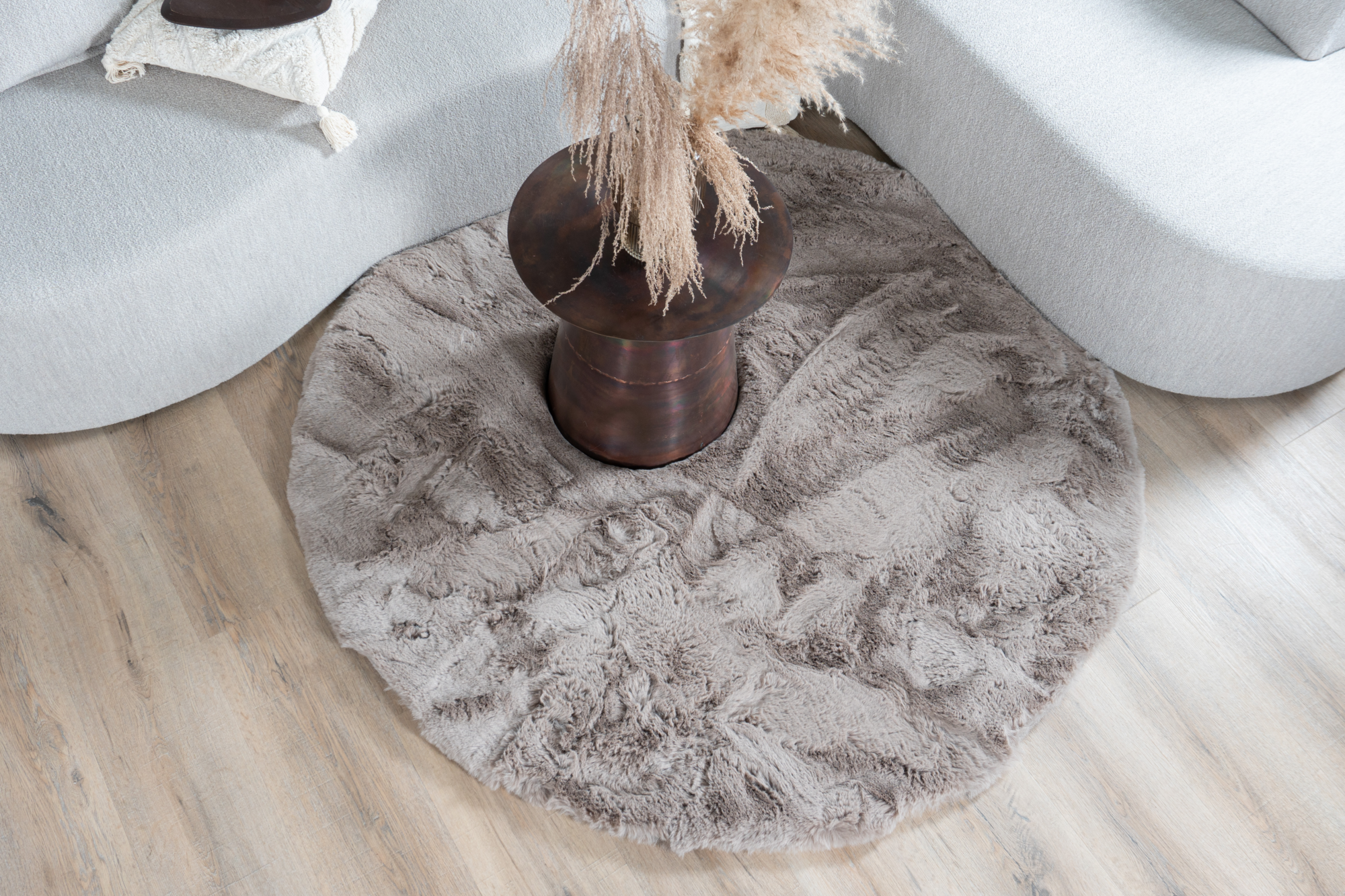 Vloerkleed Morbido Nature ø200 cm
