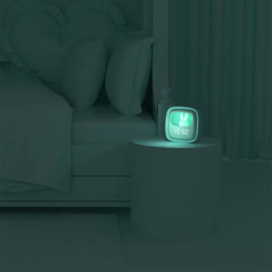 Mob wekker en nachtlampje billy - turquoise