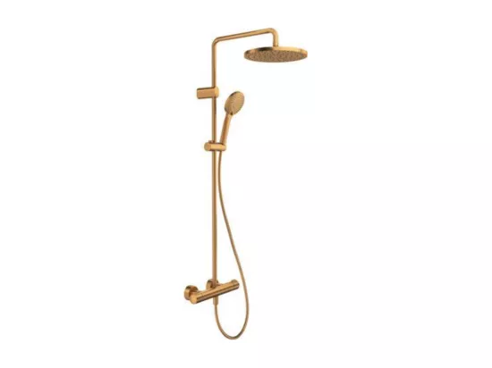 Colonne de douche thermostatique DURAVIT 1000 Bronze brossé