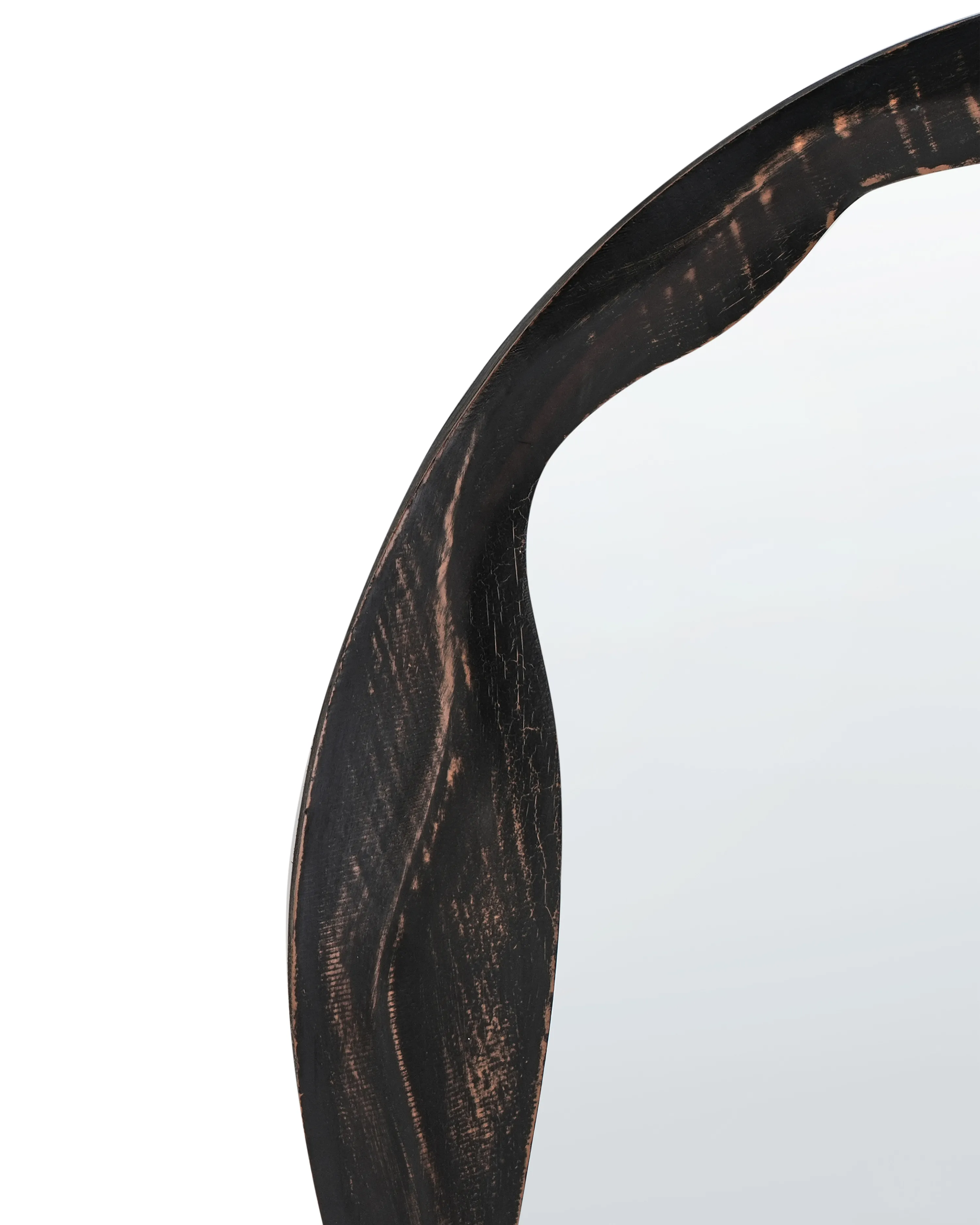 Wandspiegel LANGON 60 cm 60 cm Dennenhout Donkerbruin