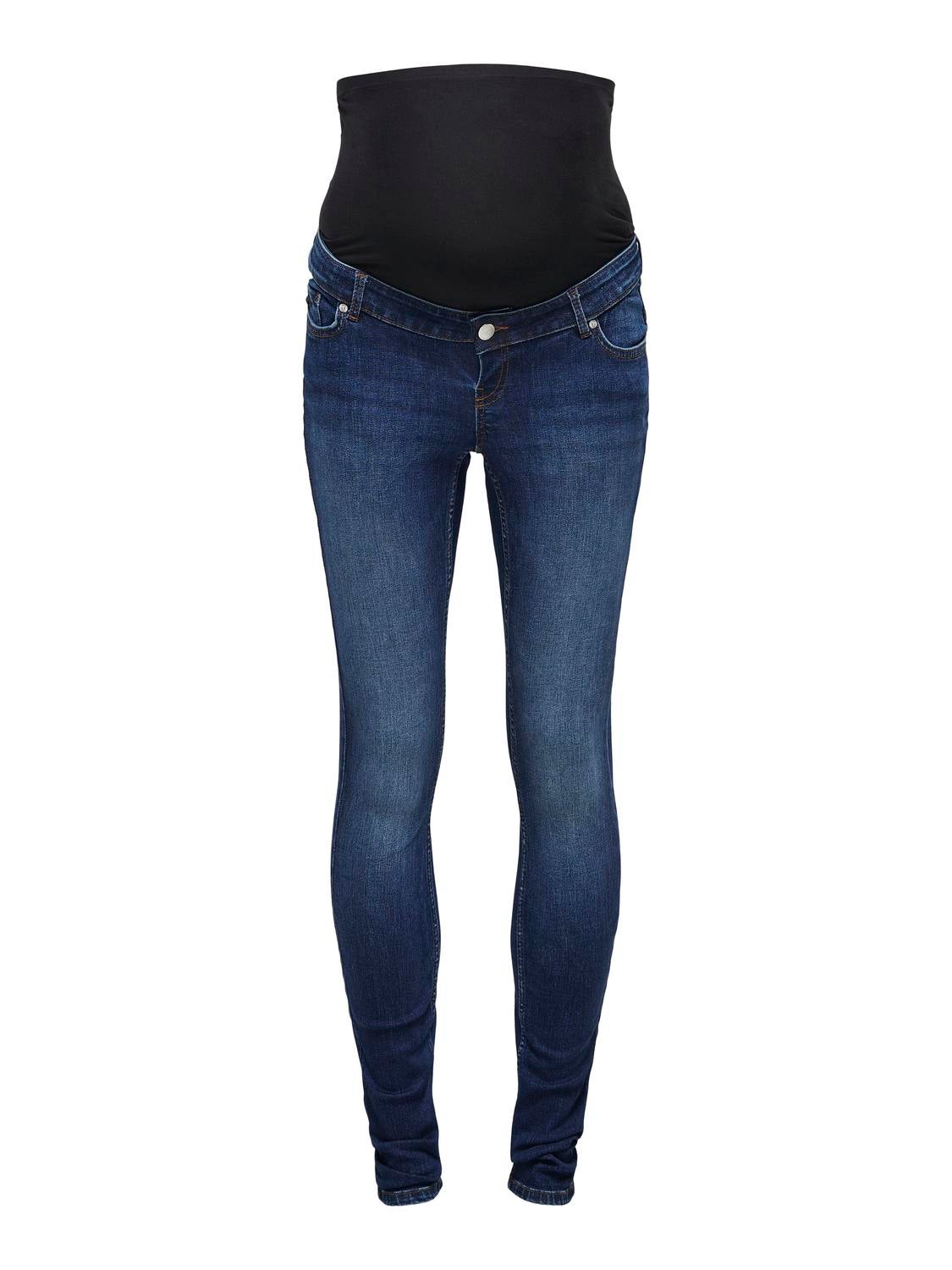 OLMBELLY Skinny Fit Jeans Medium Blue Denim