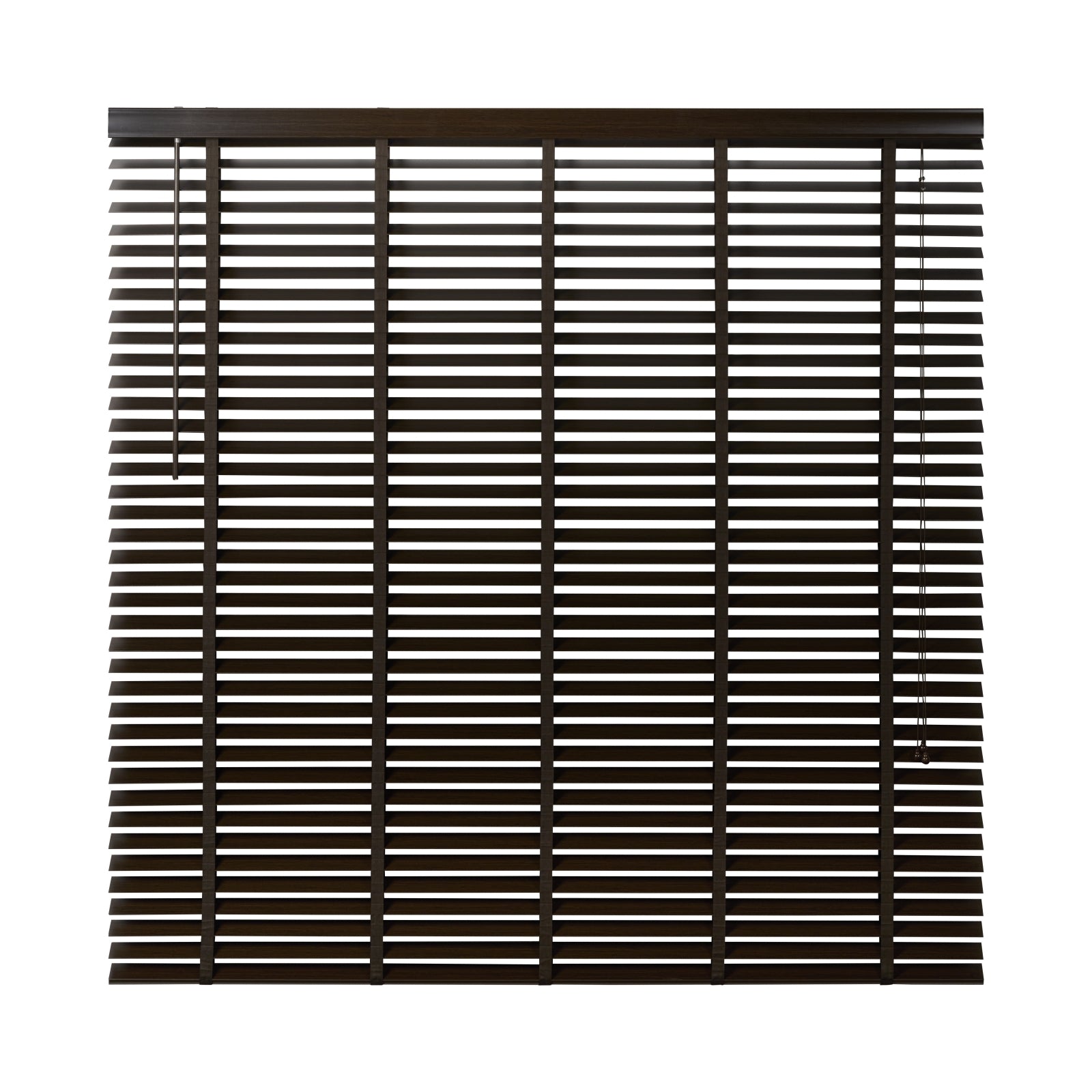 Jaloezie Hout Bruin - Hout - 160x180x5cm (BxHxD)