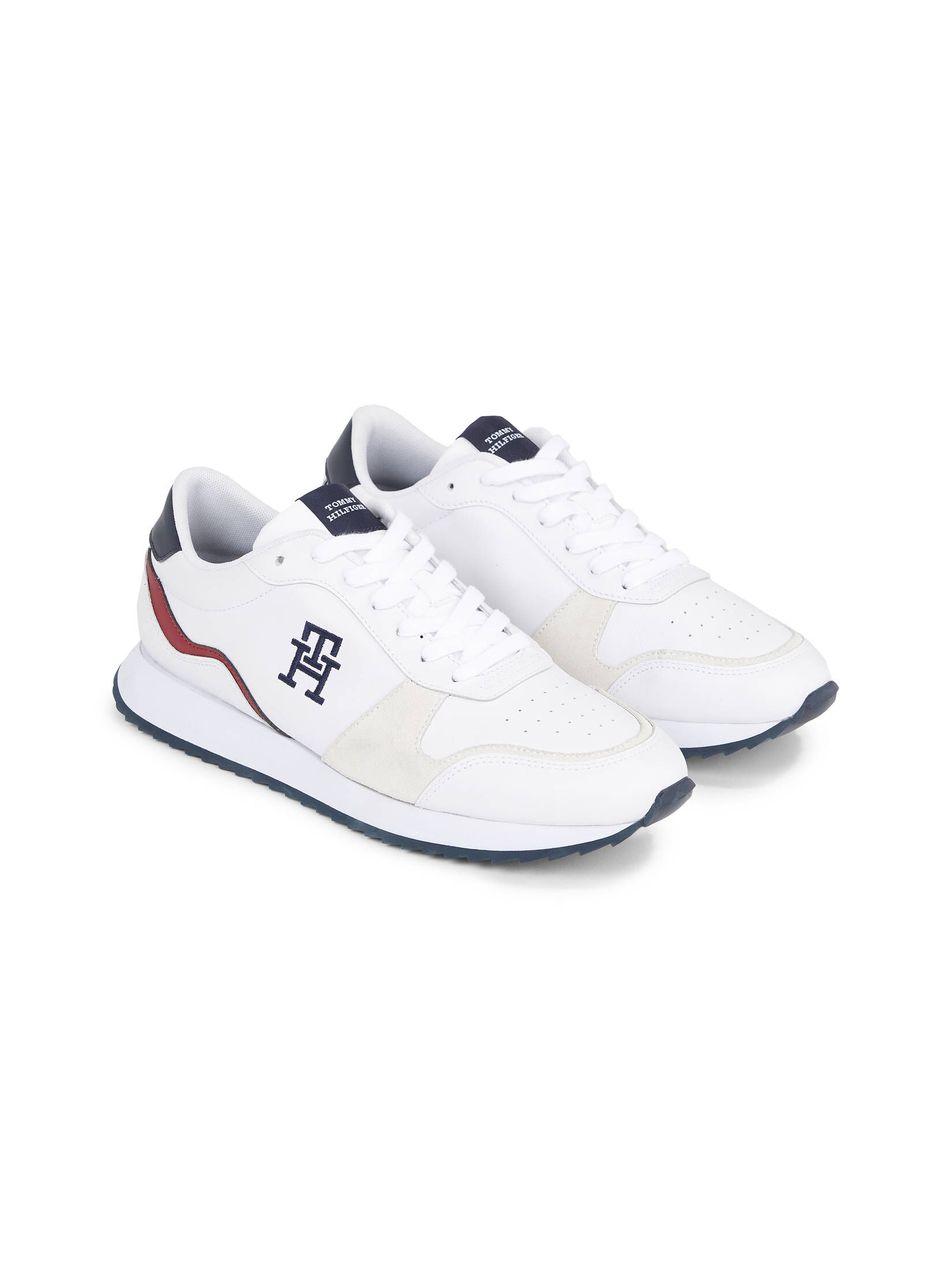 Tommy Hilfiger| Herren Sneaker RUNNER EVO aus Leder