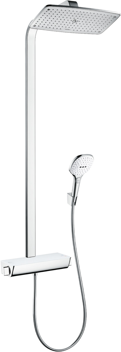 Hansgrohe Raindance E 360 Air opbouw regendouche met handdouche chroom/wit