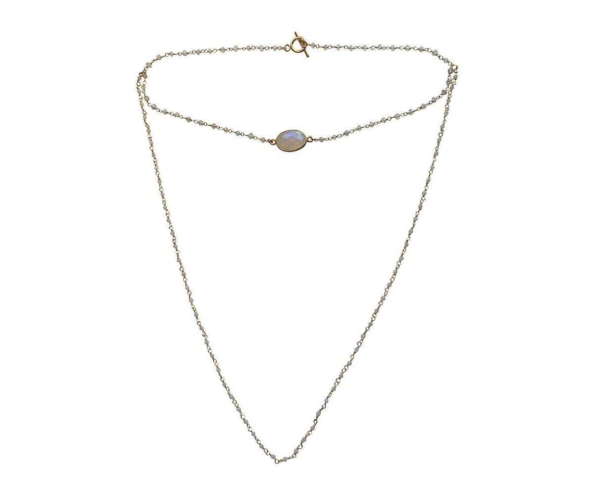 Collier bijou de dos/recto verso Pranayama