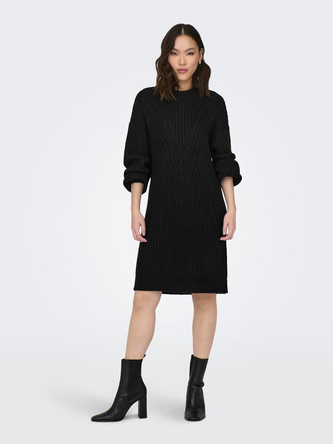 ONLALLIE Langes Kleid Black