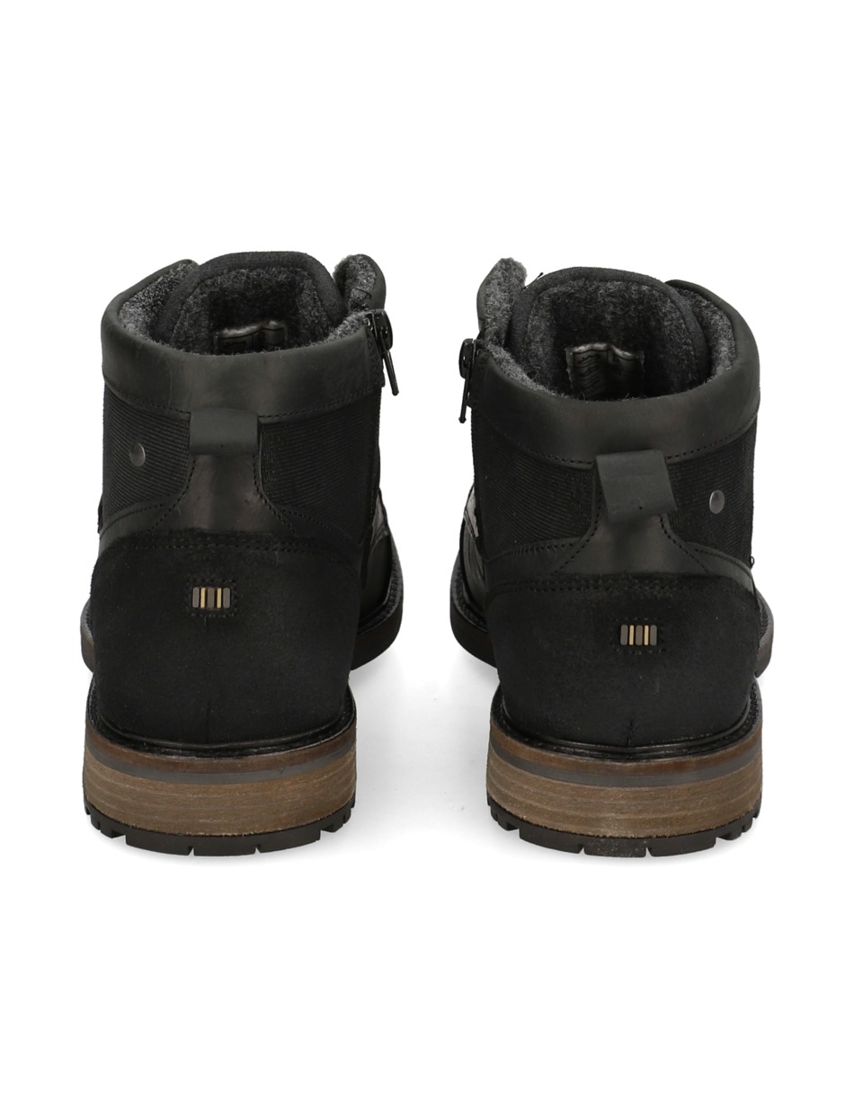 Lederkombination Boot