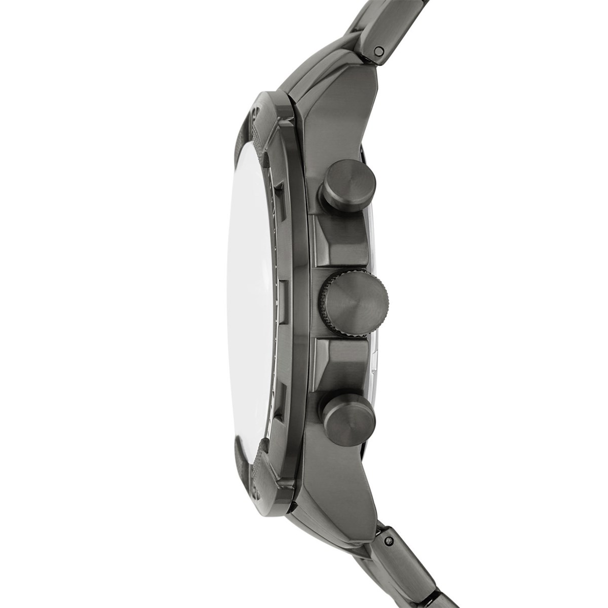 Montre homme Fossil Bronson acier gris