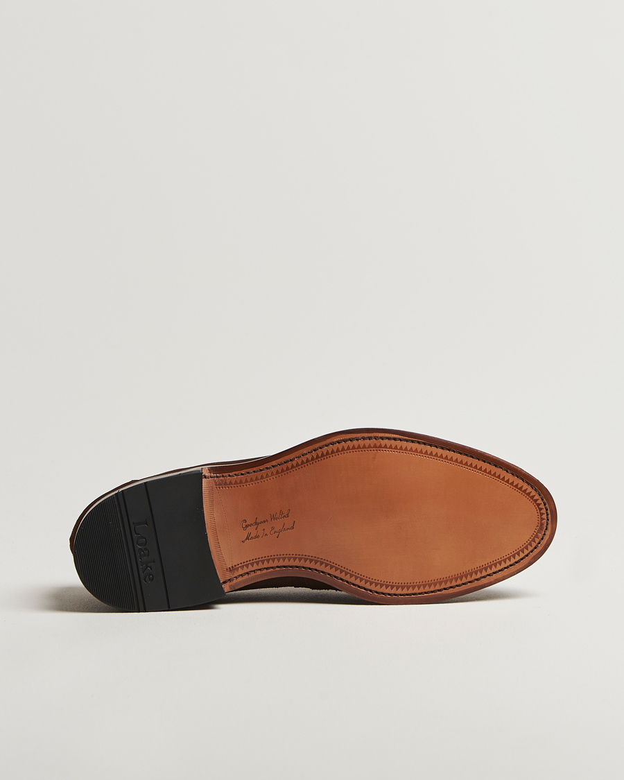 Loake 1880 Imperial Suede Loafers Brown