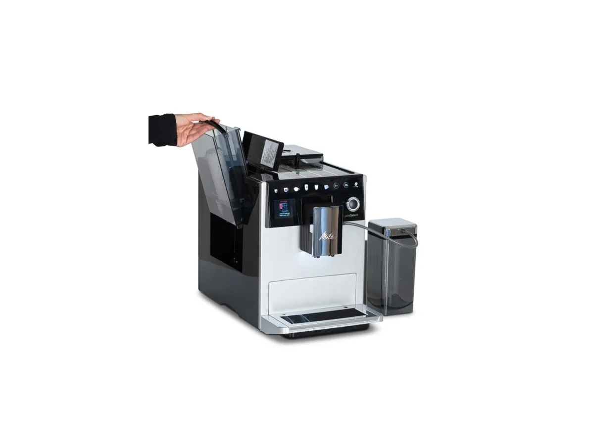 Melitta F63/0-201, Espressomaskine, 1,8 L, Kaffebønner, Indbygget kværn, 1400 W, Sølv
