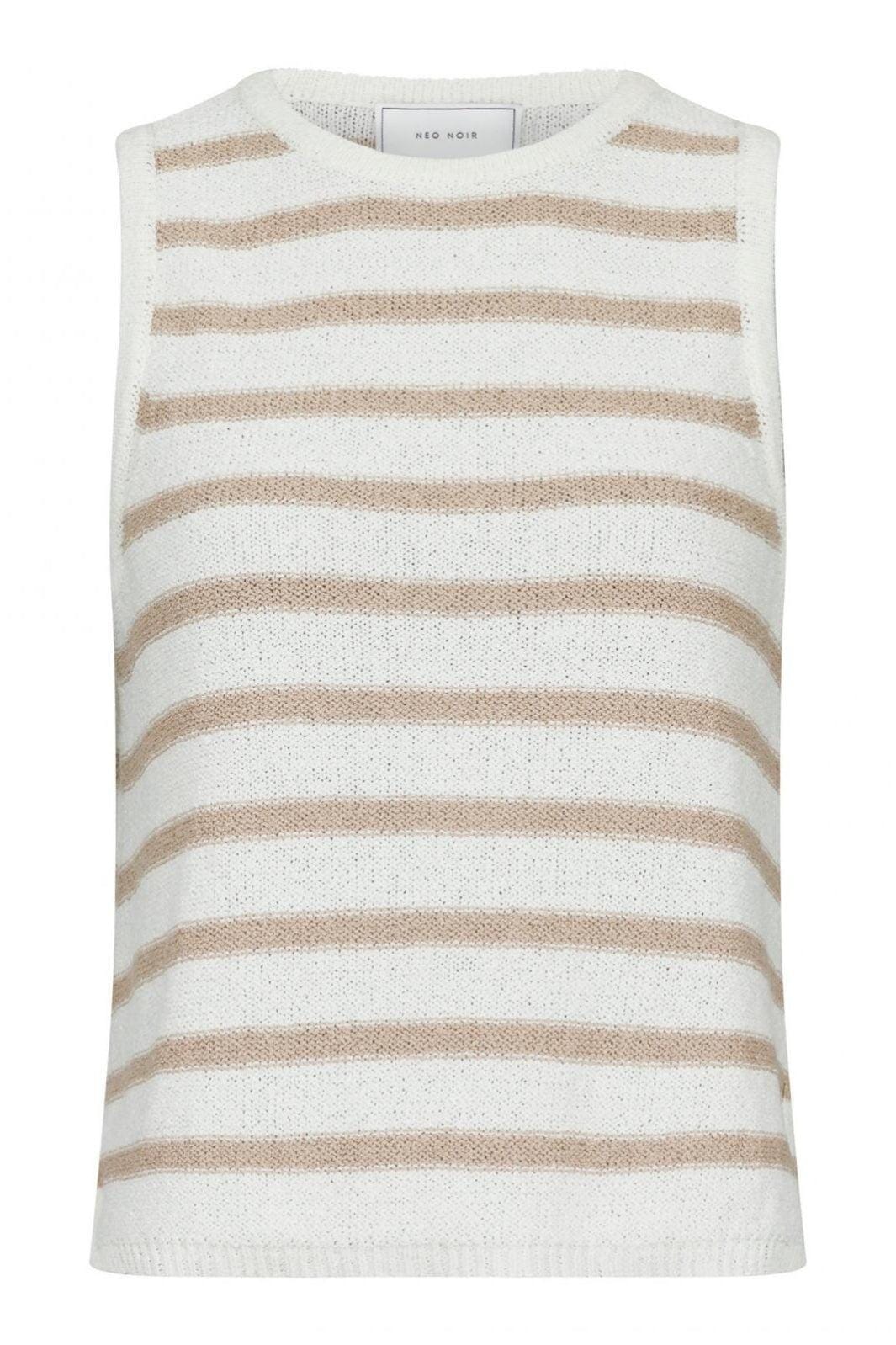 Neo Noir Chira Boucle Knit Stripe Top