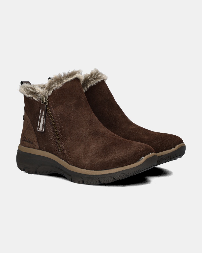 Skechers Easy Going High Zip Gevoerde boots  - bruin