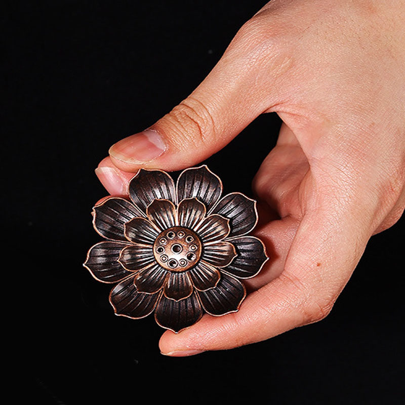(Ø58mm) Räucherstäbchen Halter Home Deko Aschefänger - Lotusblume