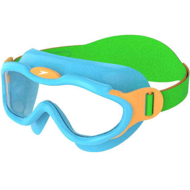 Speedo Biofuse Mask Infant Schwimmbrille Kinder blau