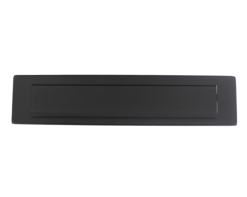 Intersteel rechthoekige brievenbus, BxH 340/75 mm, matzwart met klep
