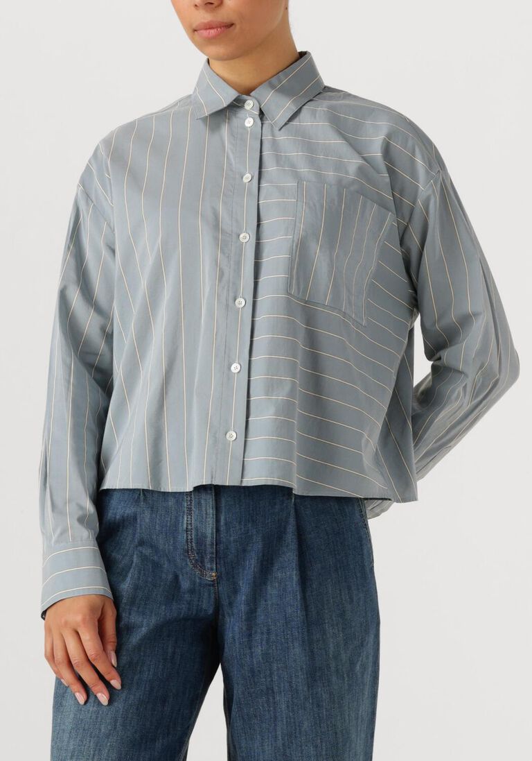 lichtblauwe luisa cerano blouses 228603/3776