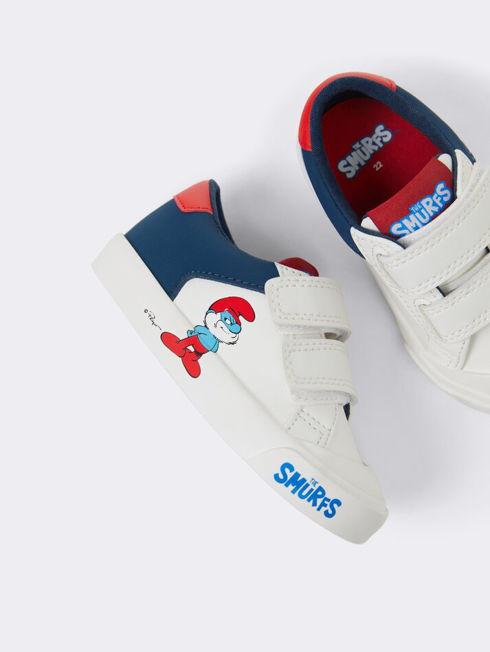 Pantufa do Papai Smurf SMURFS IMPS - Branca