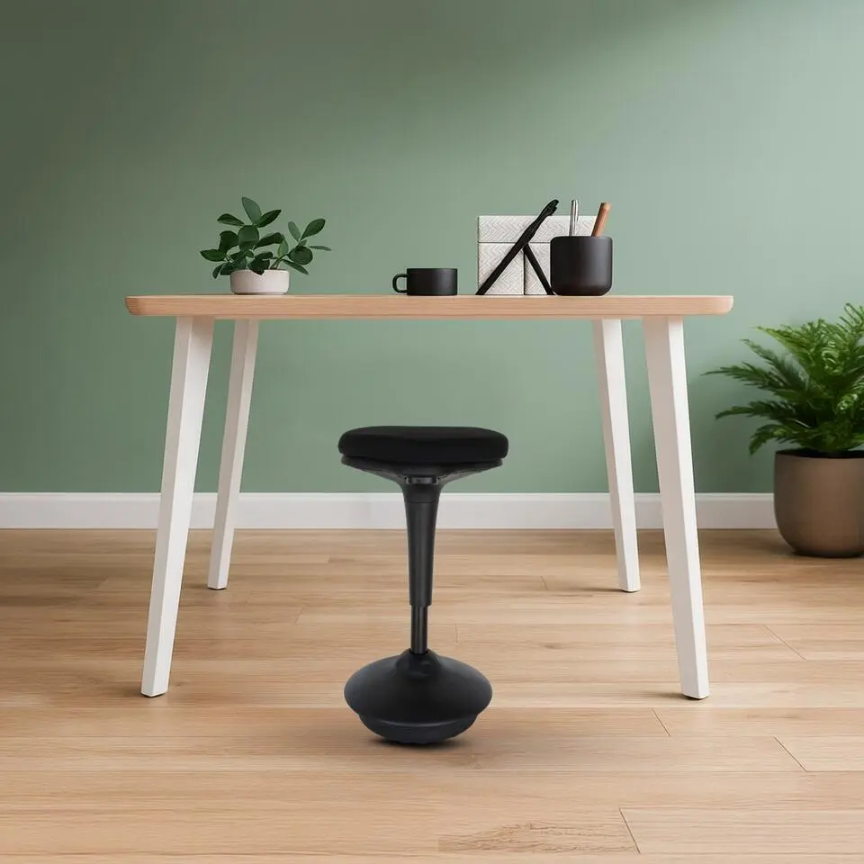 Ergonomische zit-sta kruk / wiebelkruk Base - Zwart