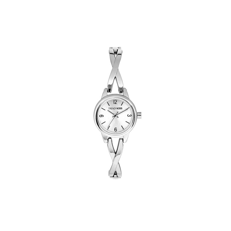 Montre femme analogique Trendy Kiss - Bracelet semi-rigide en métal - Viviane