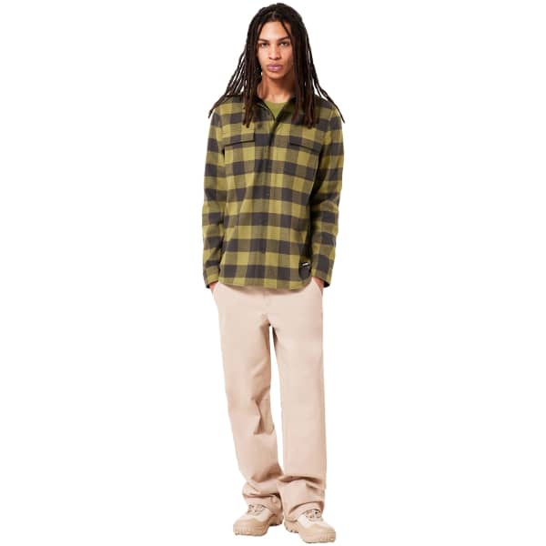Chemise OAKLEY BEAR COZY FLANNEL NEW DK BRUSH/FERN CHECK