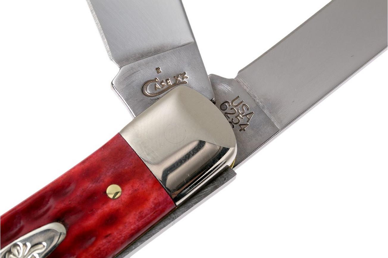 Case Trapper Pocket Worn Old Red Bone, 00783, 6254 SS zakmes