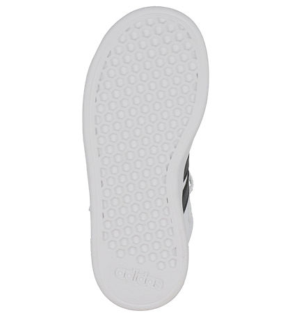 adidas Performance Sko -  Grønd Court Mid K - Hvid/Sort