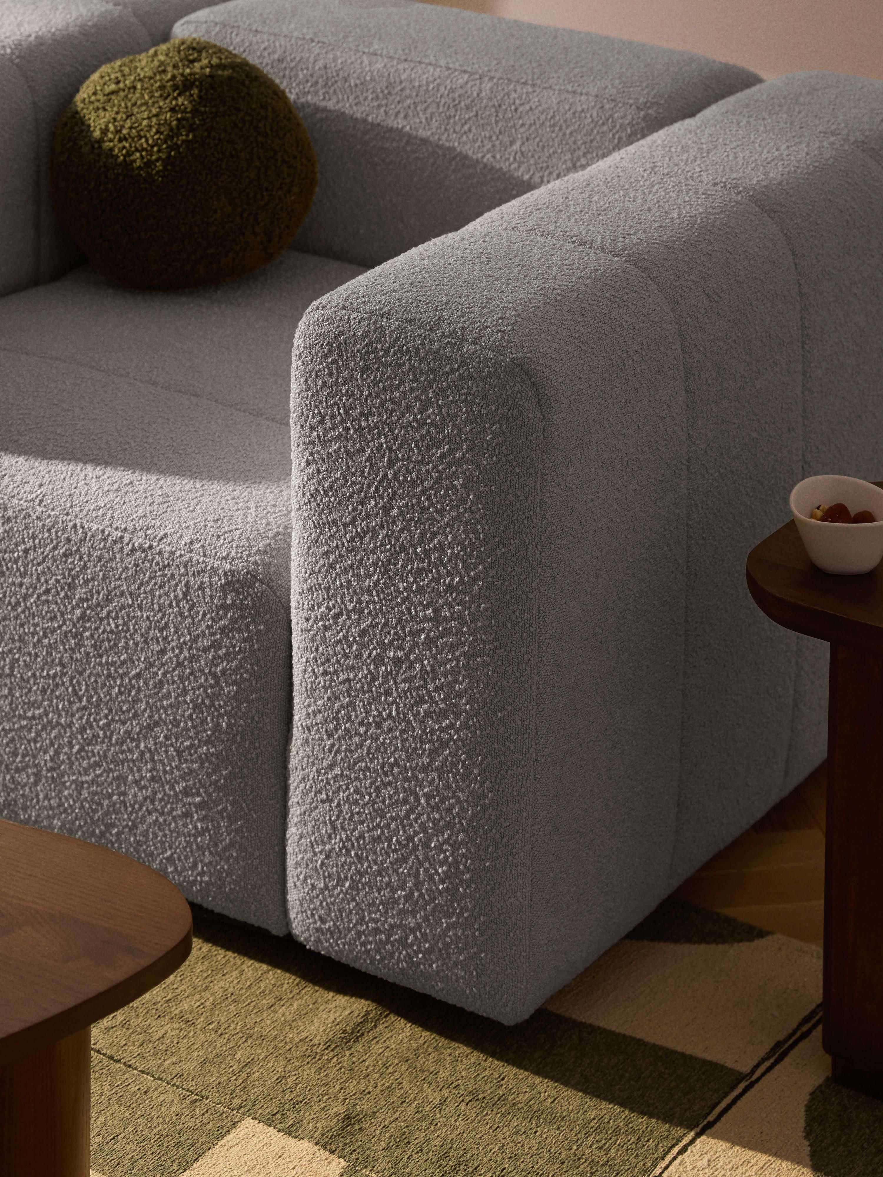 Bouclé loungefauteuil Lena
