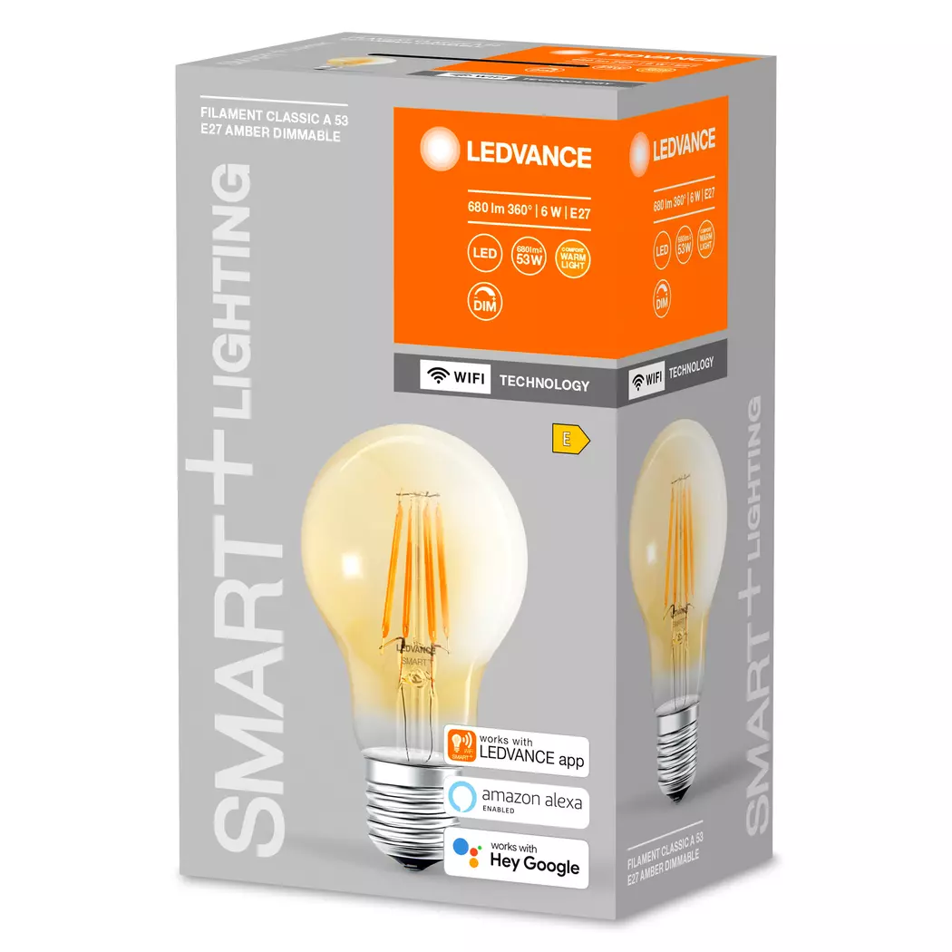 LED-Birnenform E27/6 Watt/Energie E
