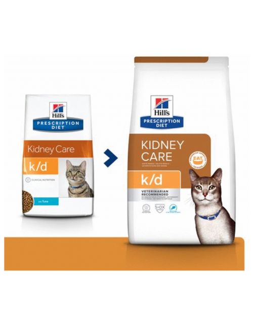 Hill's Prescription Diet K\/D Kidney Care Zak Tonijn - Kattenvoer