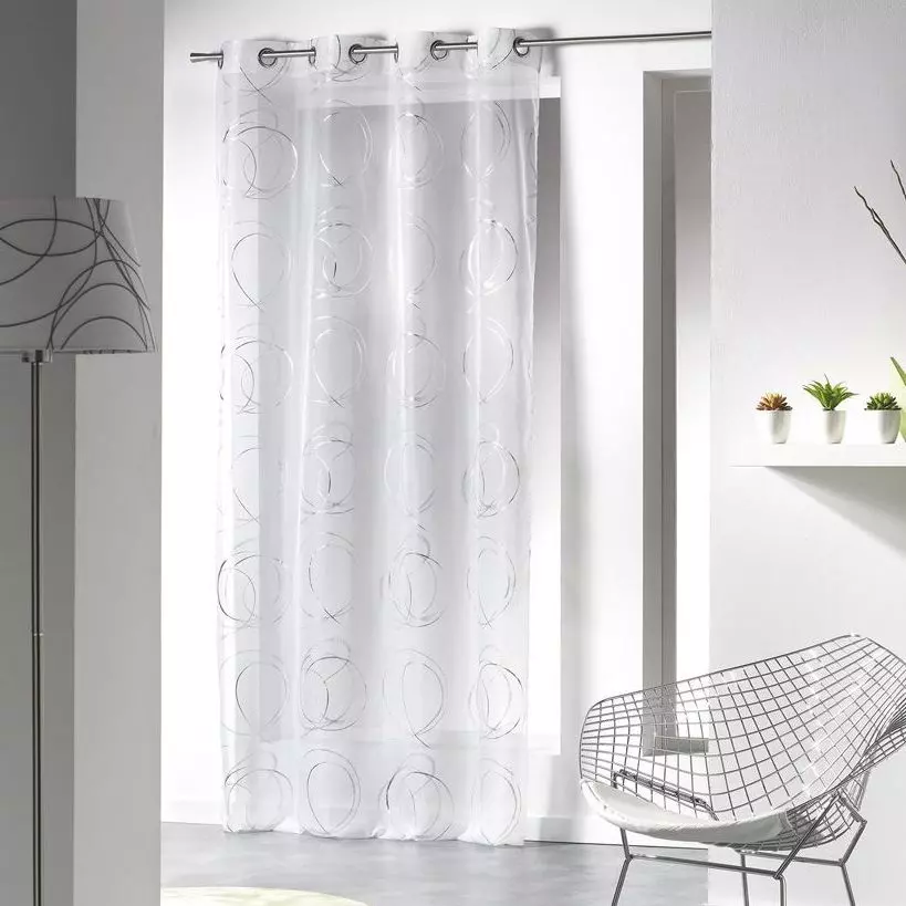 Voilage œillets (140 x 240 cm) Bully Blanc