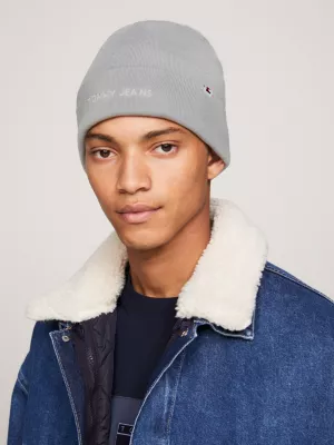 Gorro de tricô com logotipo