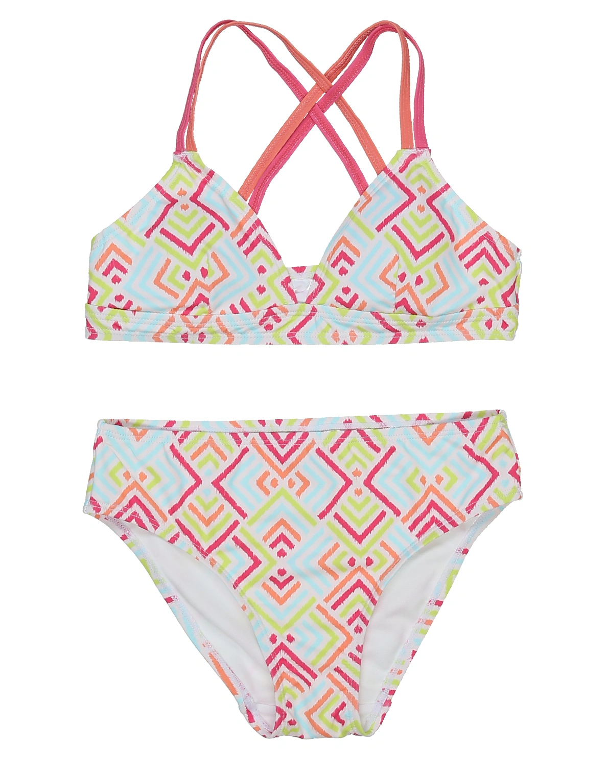 Bikini SUMMER PATTERN in hot pink