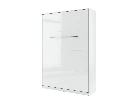 Lit escamotable Concept Pro Lenart Levfere 164, Double, Blanc, 140x200, Stratifié, 155cm